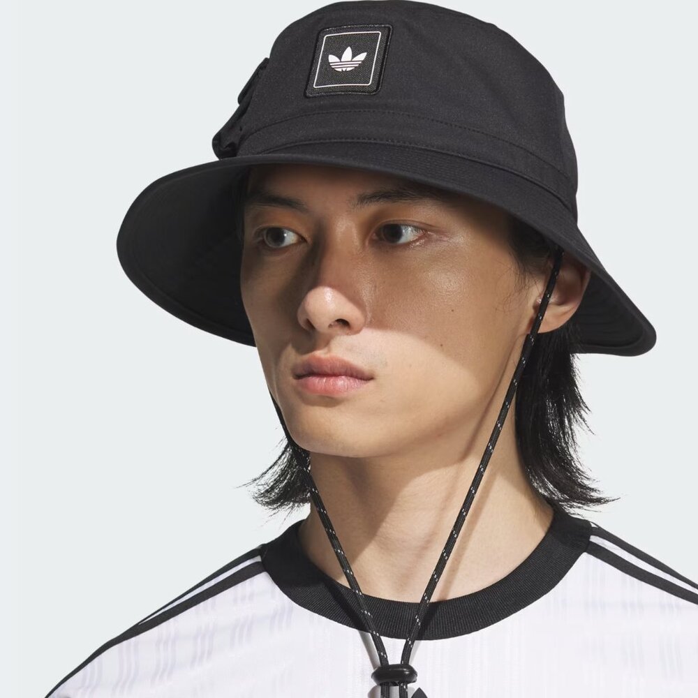 ADIDAS UTILITY 3.0 BOONIE HAT BLACK CAMPING FISHING BUCKET STYLE ADJUSTABLE OSFM